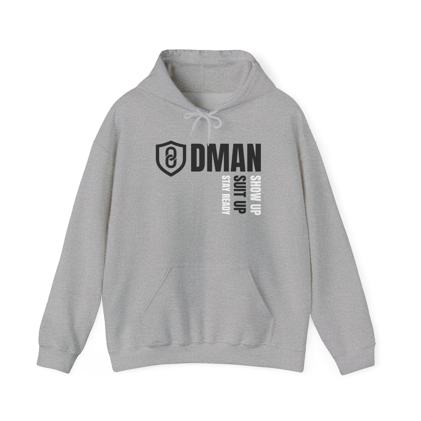 DMAN SIGNATURE GRAY HOODIE