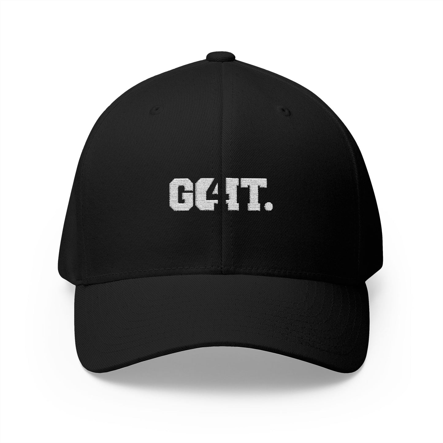 Embroidered G4IT Structured Cap - Stylish Closed-Back Hat for Everyday Wear