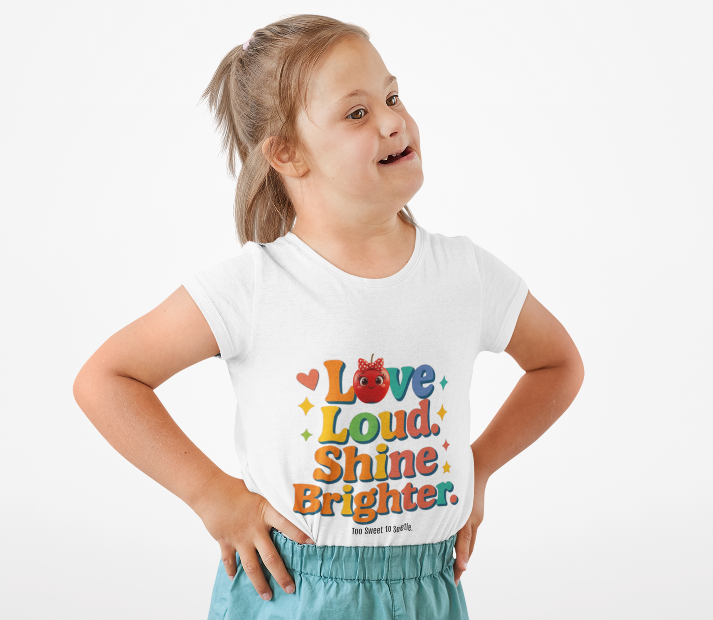 π Love Loud. Shine Brighter. Tee