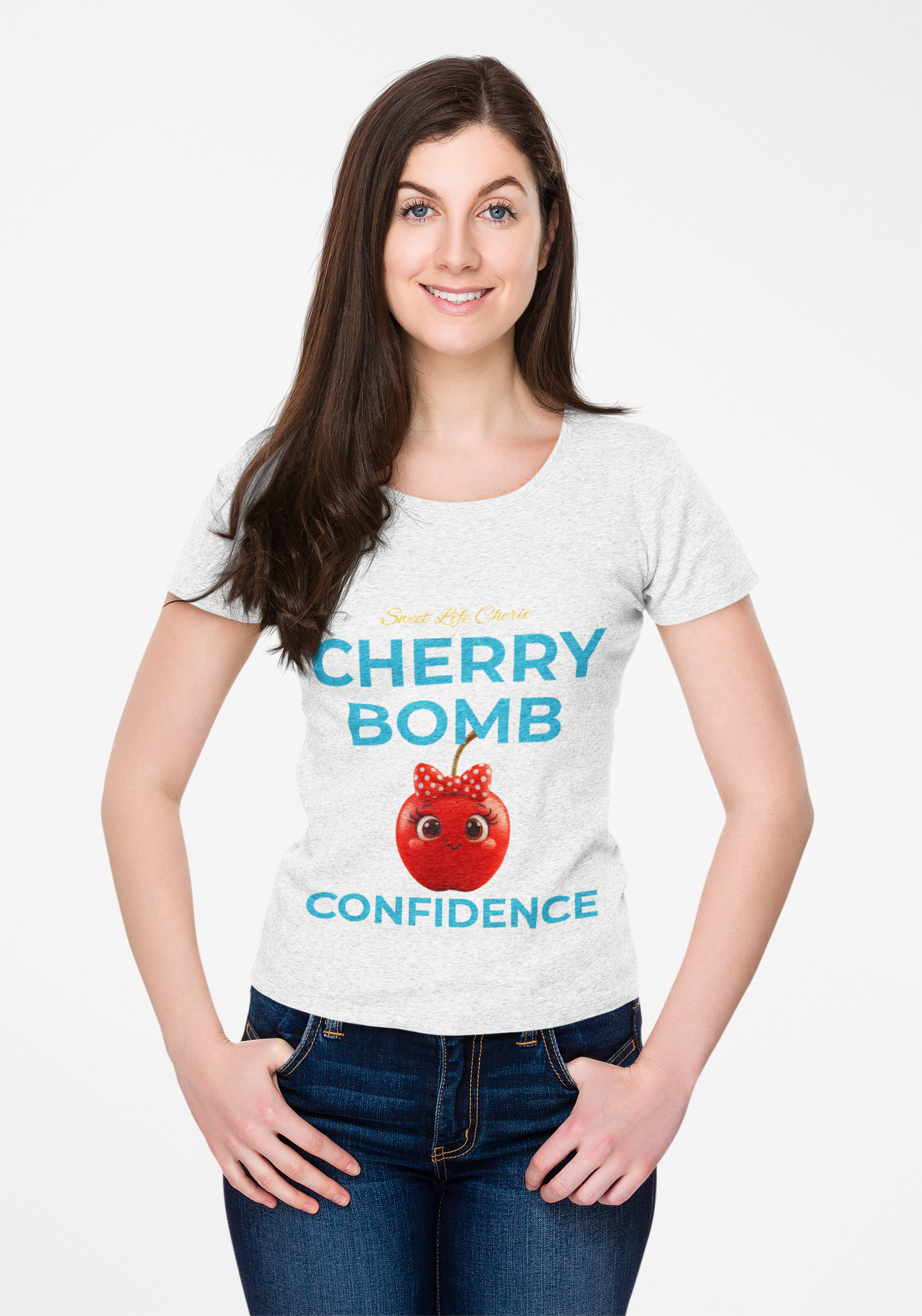 Cherry Bomb Confidence T-Shirt, Cute Graphic Tee, Inspirational Shirt, Unisex Fashion, Gift for Her