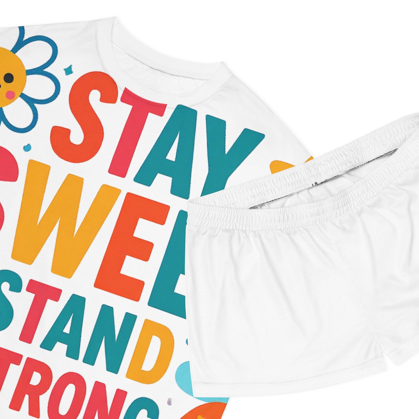 Stay Sweet Stand Strong Women Pajama Set