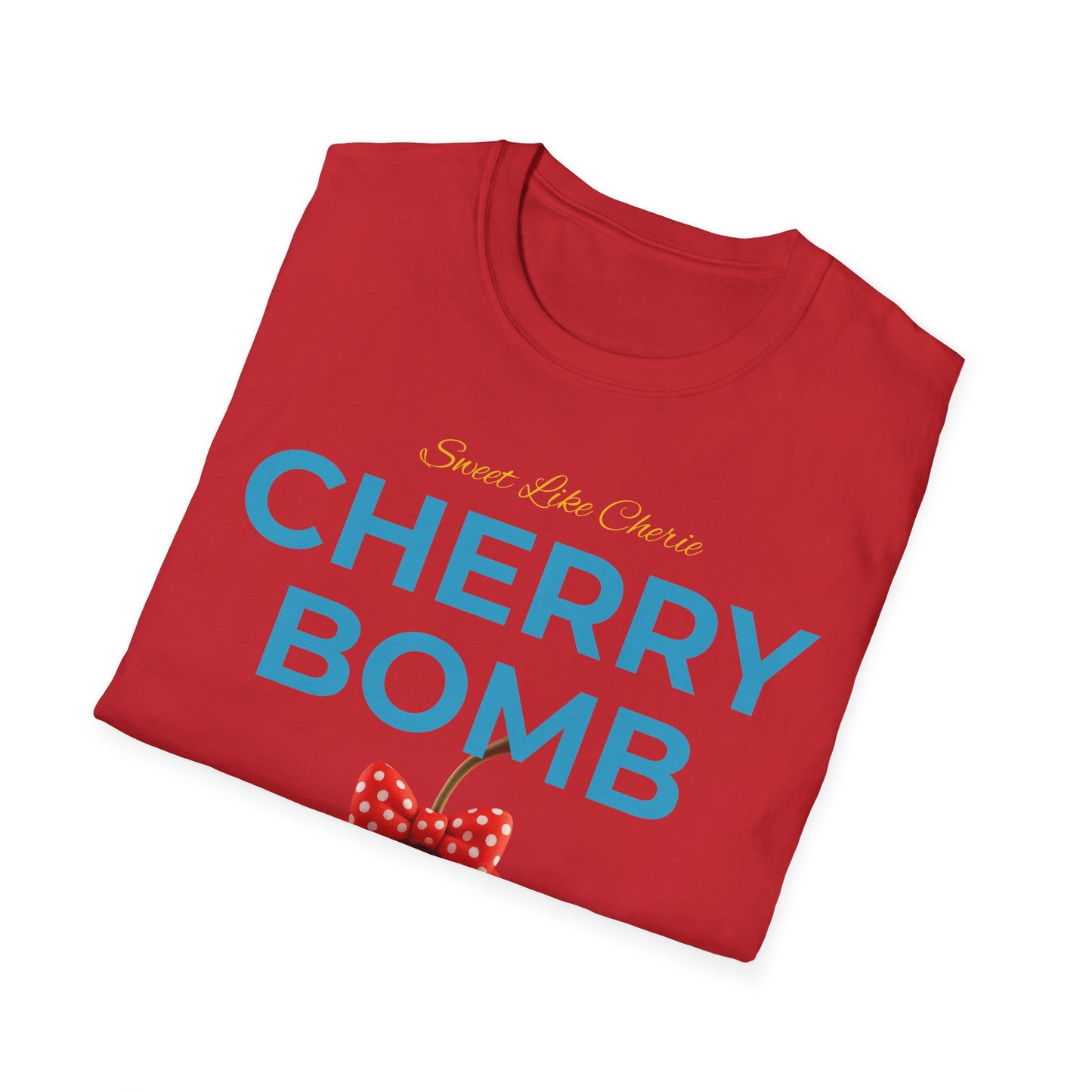 Cherry Bomb Confidence T-Shirt, Cute Graphic Tee, Inspirational Shirt, Unisex Fashion, Gift for Her