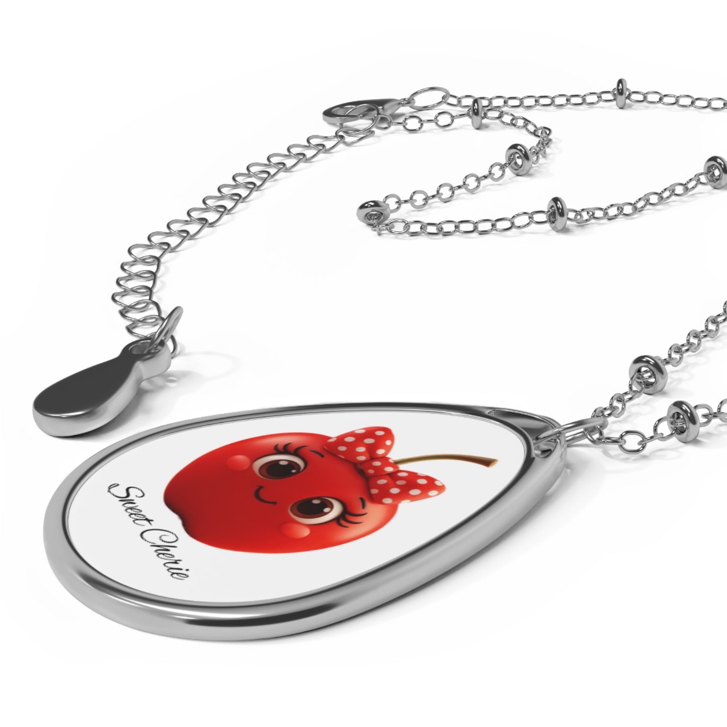 Sweet Cherie™ Charming Oval Cherry Necklace